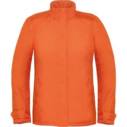 Dames winterjas Parka oranje