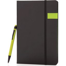 Deluxe data notitieboek met 8GB USB en touchscreen pen bedrukken