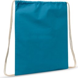 Drawstring Oeko-Tex® Cotton 35 x 45 cm-blauw