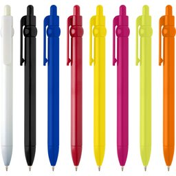 Fidget balpen van gerecycled plastic (zwarte inkt)