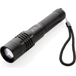 Gear X USB re-chargeable torch-schuin