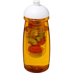 H2O Pulse® bidon en infuser met koepeldeksel - 600 ml