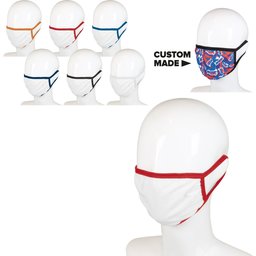 Herbruikbaar 3-laags mondmasker met full colour allover print