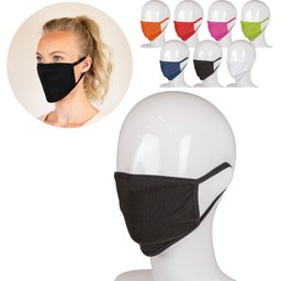 Herbruikbaar mondmasker uit katoen in diverse kleuren