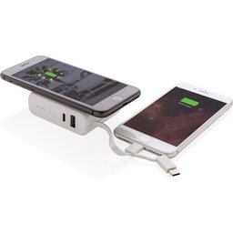 High-Tech powerbank met extra draadloze oplaadfunctie