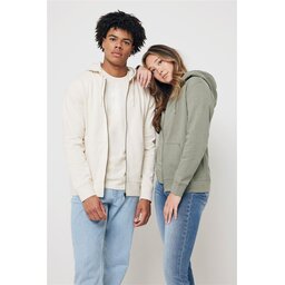 Iqoniq Abisko gerecycled katoen hoodie met rits