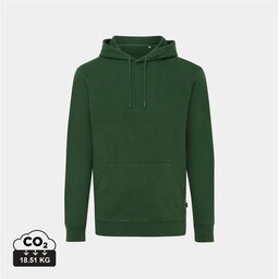 Iqoniq Jasper recycled katoen hoodie groen