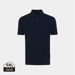 Iqoniq Yosemite gerecycled katoen pique polo navy