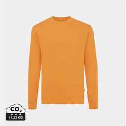Iqoniq Zion gerecycled katoen sweater oranje
