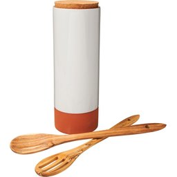 Jamie Oliver Terracotta pastahouder met lepels