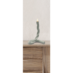JENS Living Flexibele LED Kaars Steengrijs 3