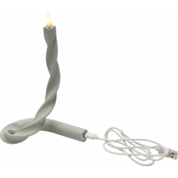JENS Living Flexibele LED Kaars Steengrijs 4