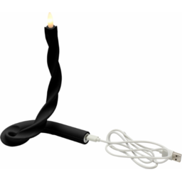 JENS Living Flexibele LED Kaars Zwart 4