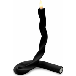 JENS Living Flexibele LED Kaars Zwart