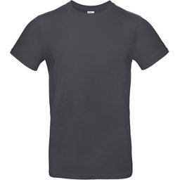 Jersey katoenen T-shirt-donkergrijs