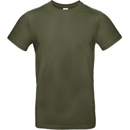 Jersey katoenen T-shirt-khaki