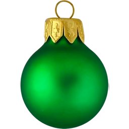 Kerstbal groen bedrukken