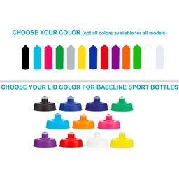 Kies je kleur van schroefdop sportbidon