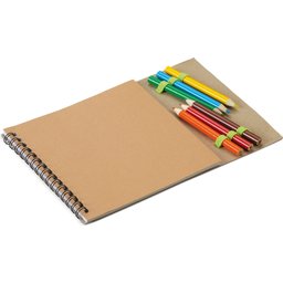 Kleurboek met kleurpotloden voor kinderen