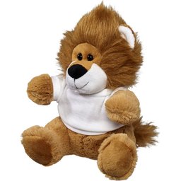 Knuffel leeuw met T-shirt bedrukken