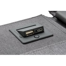 Kyoto notitieboek met 5W draadloze 4.000 mAh powerbank -detail