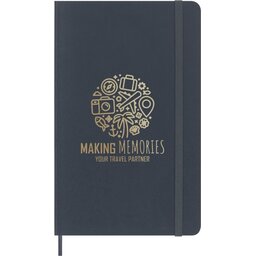 Moleskine 100% VEGEA® Capri notitieboek met zachte kaft - gelijnd L - Midden blauw - 5