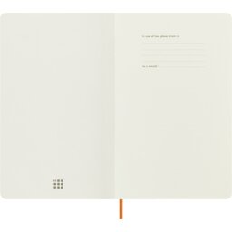 Moleskine 100% VEGEA® Capri notitieboek met zachte kaft - gelijnd L - Oranje - 2