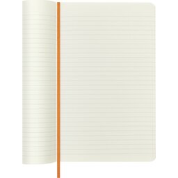 Moleskine 100% VEGEA® Capri notitieboek met zachte kaft - gelijnd L - Oranje - 3