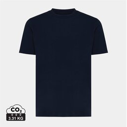 Navy Iqoniq Sierra lichtgewicht gerecycled katoen t-shirt