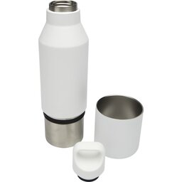 Odessy 600 ml RCS gecertificeerde, geïsoleerde fles van gerecycled roestvrijstaal met 300 ml beker