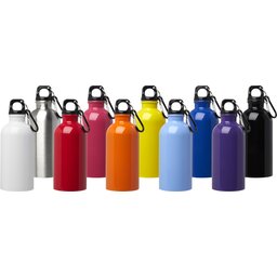 Oregon 400 ml RCS gecertificeerde enkelwandige roestvrijstalen waterfles met karabijnhaak - assortiment