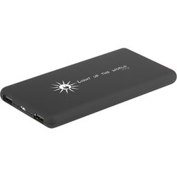 P30 8000 mAh powerbank solar met oplichtend logo-gepersonaliseerd