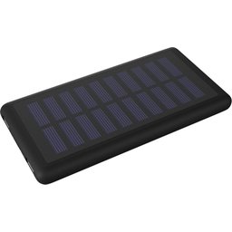 P30 8000 mAh powerbank solar met oplichtend logo-zonnebank