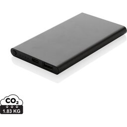 RCS gerecycled plastic:alu 4000 mah powerbank met type C