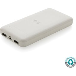 RCS standaard recycled plastic wireless powerbank