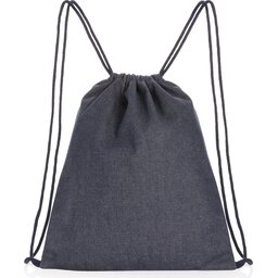 Impact AWARE™ recycled denim drawstring rugzak