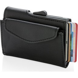 C-secure Porte-cartes et monnaie RFID cuir végétal Saddle Porte