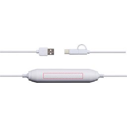 Path powerbank met 3 in 1 kabel bedrukken