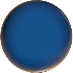 Plastic voetbal blauw