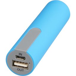 Powerbank met rubberlaag - 2200 mAh