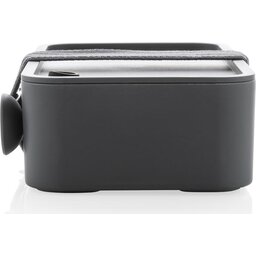 PP Lunchbox met Spork-antraciet zijkant2