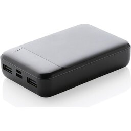 RCS standaard recycled plastic 10.000 mAh powerbank