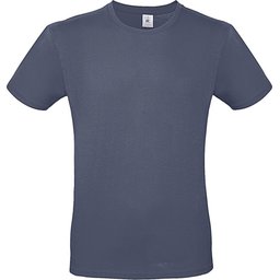 Ringgesponnen T-shirt-licht navy