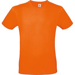 Ringgesponnen T-shirt-oranje
