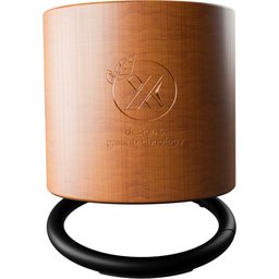 S27 speaker 3W voorzien van ring met hout