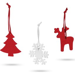  Set van 3 Kerst decoraties