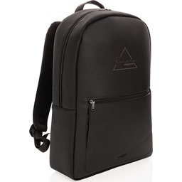 Swiss Peak deluxe vegan lederen laptoprugzak PVC vrij-gepersonaliseerd