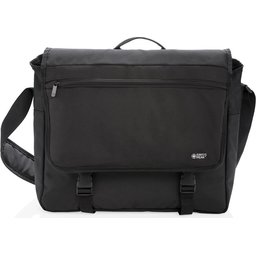 Swiss Peak RFID 15" laptop messenger tas PVC vrij -voorzijde