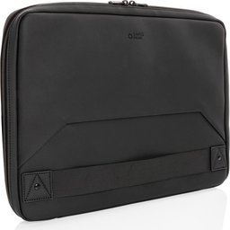 Swiss Peak vegan lederen laptop sleeve werkstation PVC vrij