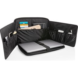 Swiss Peak vegan lederen laptop sleeve werkstation PVC vrij-voorbeeld